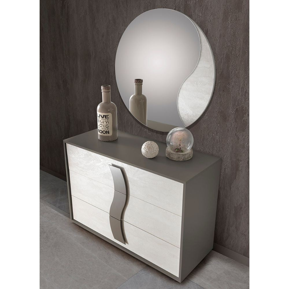 Camera da letto Twin con letto contenitore colore grigio