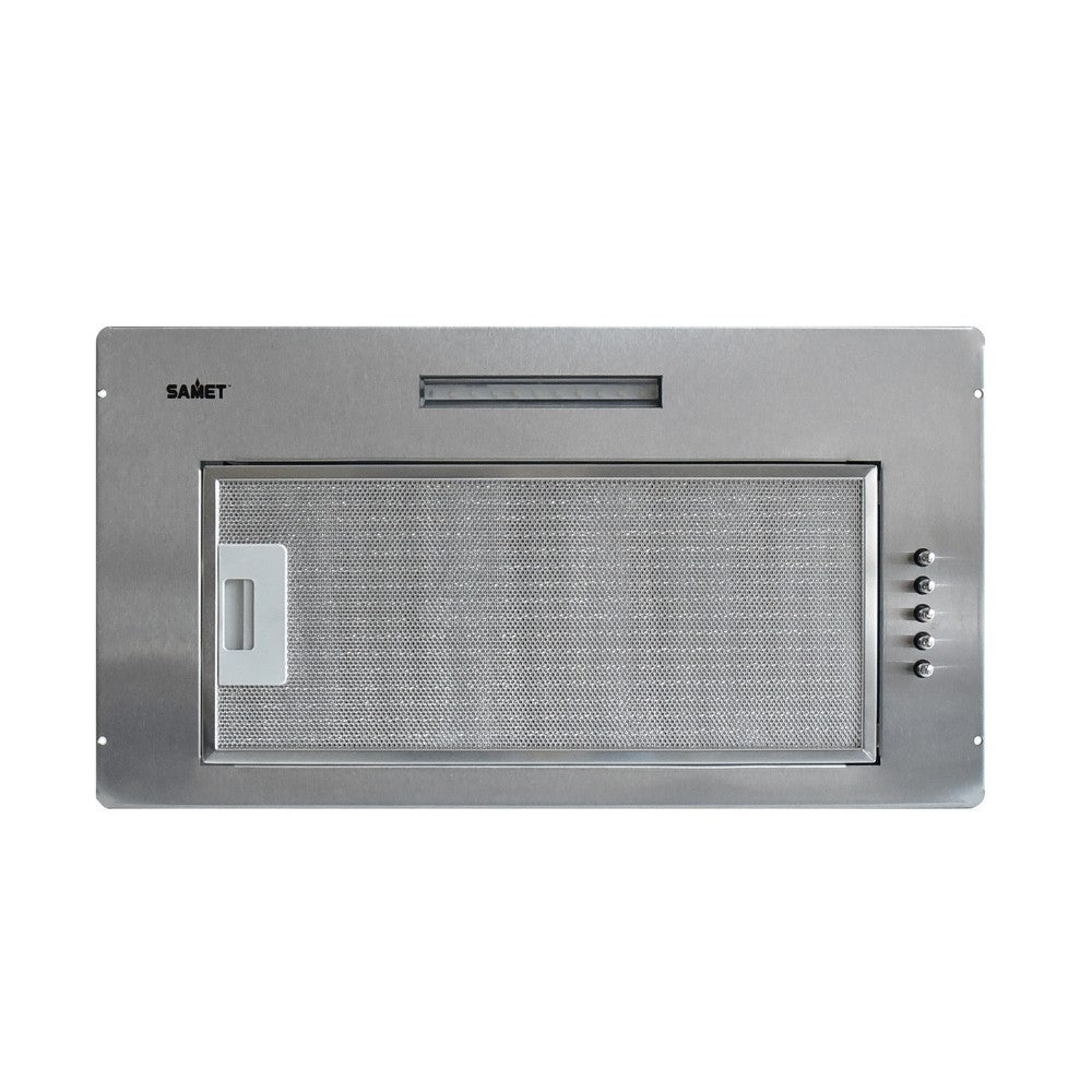 Cappa integrata sottopensile Samet Gruppo52 New luce led 3 livelli velocitÃ  inox classe D