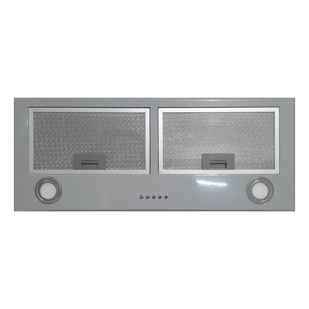Cappa integrata sottopensile Samet Gruppo70 TB0272SAC luce led 3 livelli velocità colore silver classe D