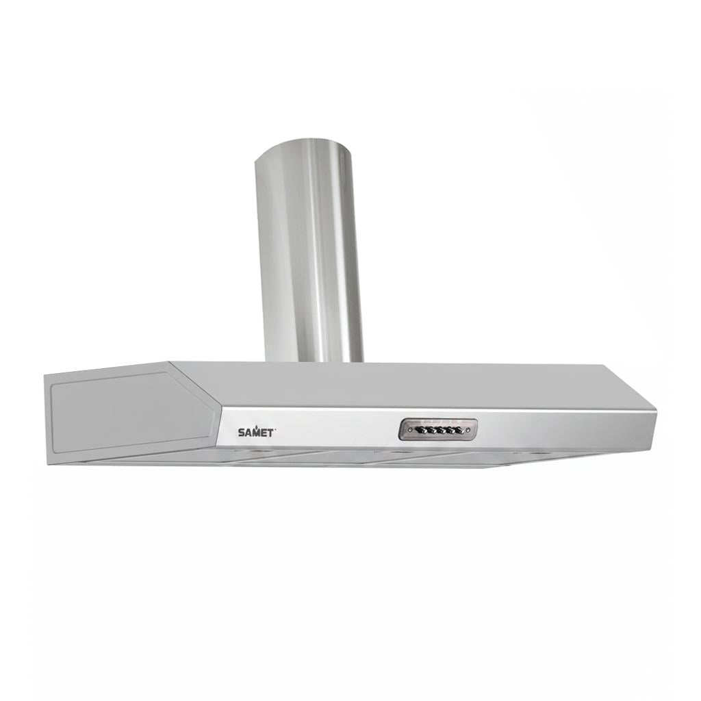 Cappa Samet Maestrale 90 con camino 90 cm 1 motore inox
