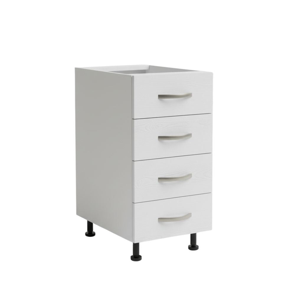 Cassettiera cucina 40x60x82h bianco frassinato