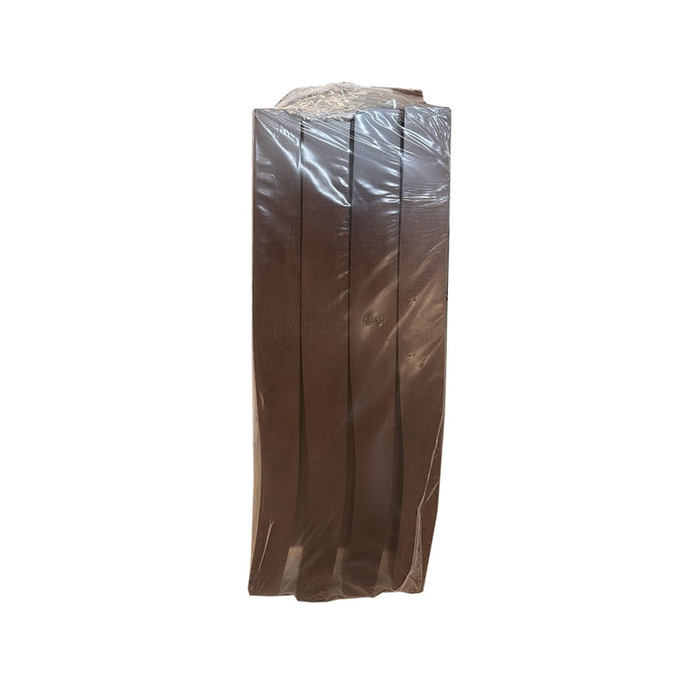 Confezione 4 gambe modello sciabola H 74 cm. colore noce