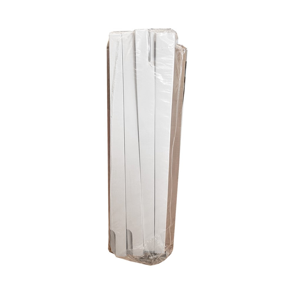 Confezione 4 gambe piramidali H 74 cm. in bianco frassinato