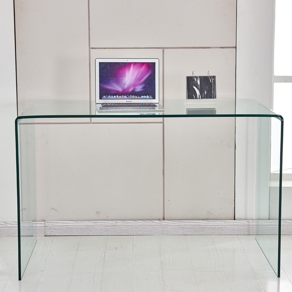 Consolle Scarlett in vetro temperato 120x40x76 cm.