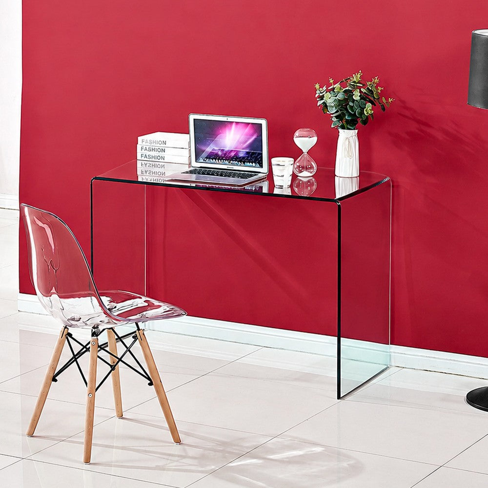 Consolle Scarlett in vetro temperato 120x40x76 cm.