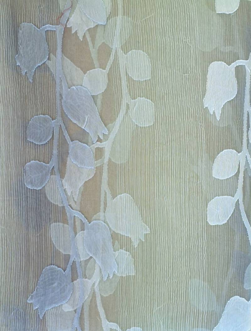 Coppia Tende porta finestra cucina salotto cm 60x220 Stock fiori degradè - Milano 7 Arte e Design