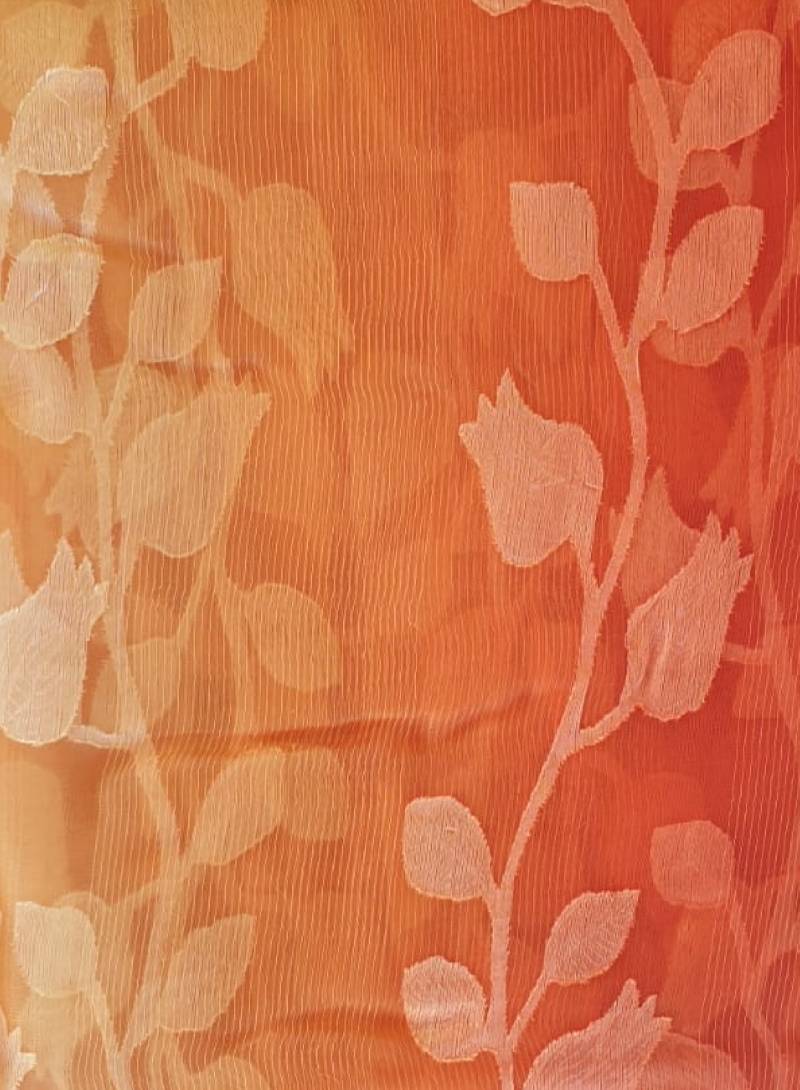 Coppia Tende porta finestra cucina salotto cm 60x220 Stock fiori degradè - Milano 7 Arte e Design