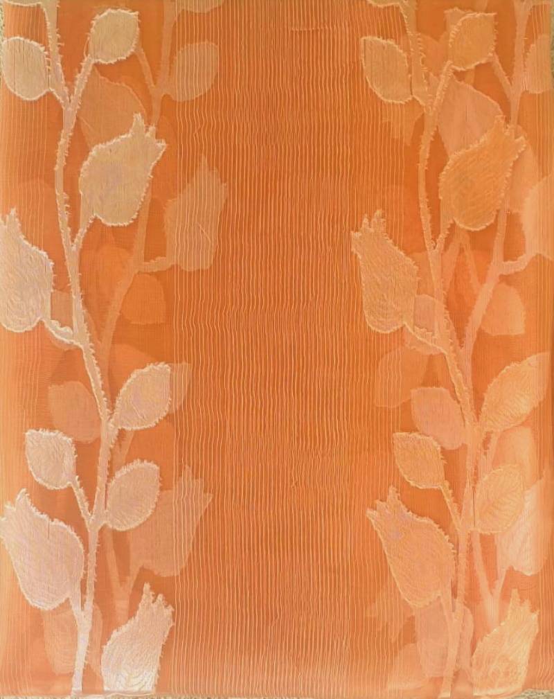Coppia Tende porta finestra cucina salotto cm 60x220 STOCK fiori degradè - Milano 7 Arte e Design