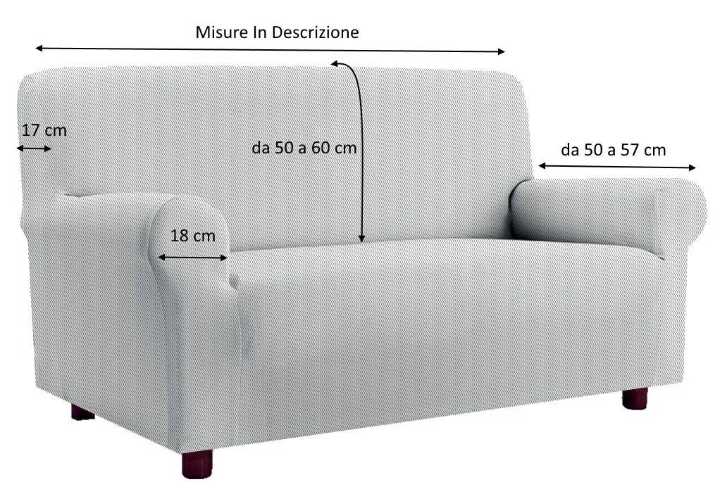 Copridivano Antimacchia Elasticizzato 4 posti beige Impermeabile Stock Sottocosto - Milano 7 Arte e Design