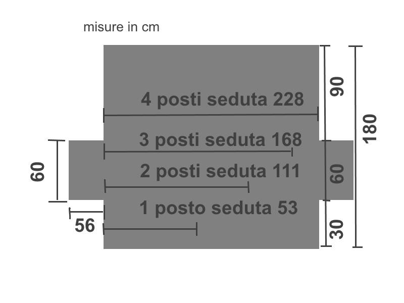 Copridivano ANTIMACCHIA IMPERMEABILE tinta unita salvadivano  3 posti grigio - Milano 7 Arte e Design