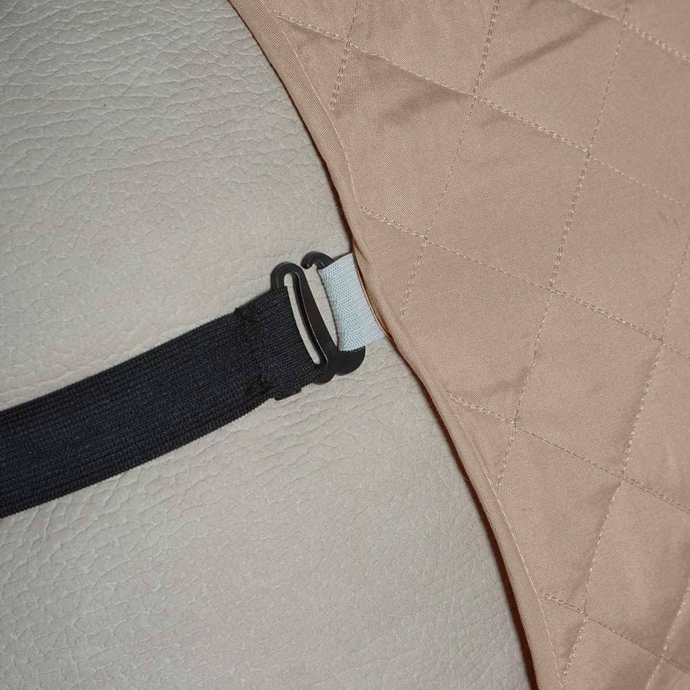Copridivano copertura divano tinta unita Anti Macchia 2 posti no elastico beige - Milano 7 Arte e Design