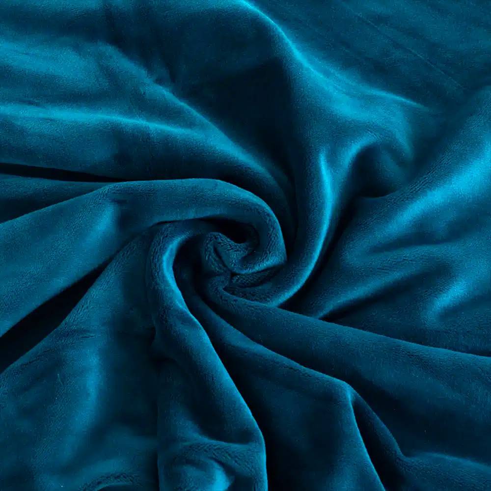 Copridivano elasticizzato 3 posti tinta unita blu rosso in velluto Sottocosto - Milano 7 Arte e Design