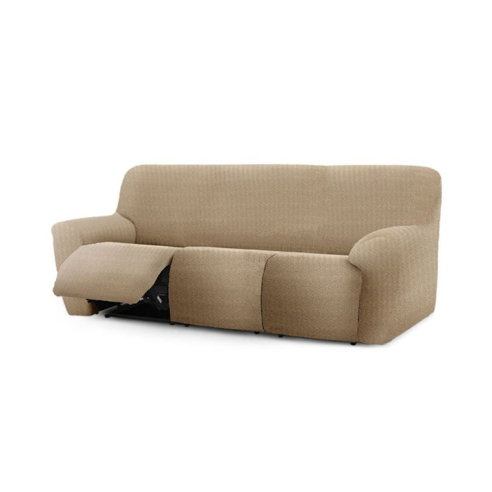 Copridivano Jaz recliner 2 posti beige 200-260