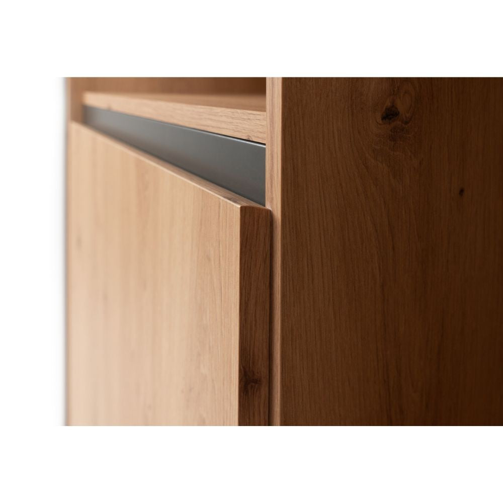 Credenza alta Denver 51 L120XP40XH140 quercia antracite