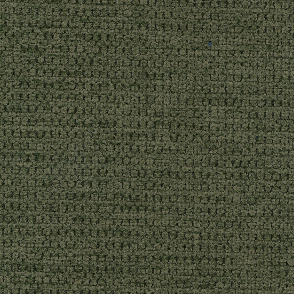 Divano angolare Emily con funzione letto con contenitore e penisola reversibile cuscini decorativi in Aragon 39 verde oliva