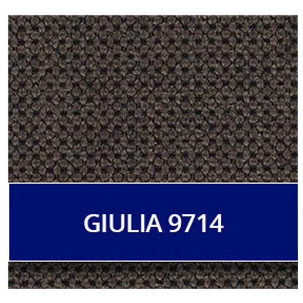 Divano angolare Rio M con penisola contenitore sinistra e funzione letto estraibile in tessuto Giulia 9714 grigio scuro