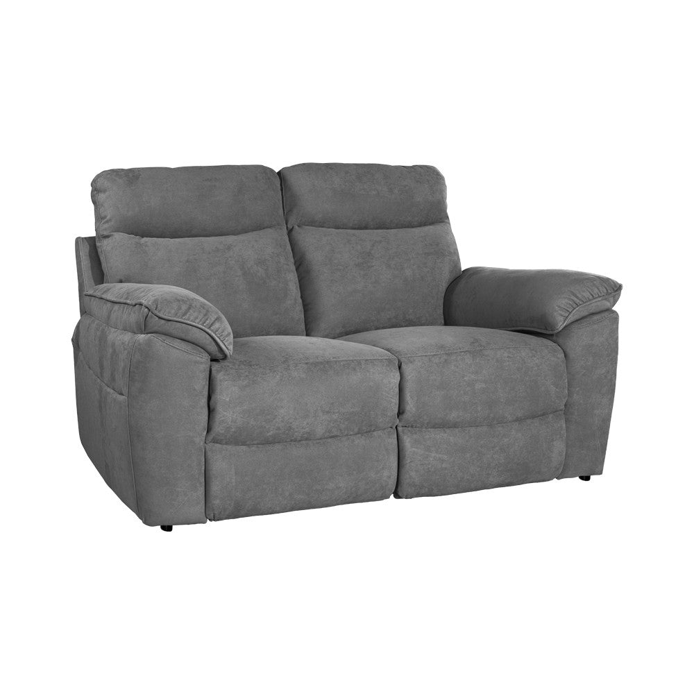 Divano Bostonfix 2 posti fisso in tessuto giulia 9713 grigio