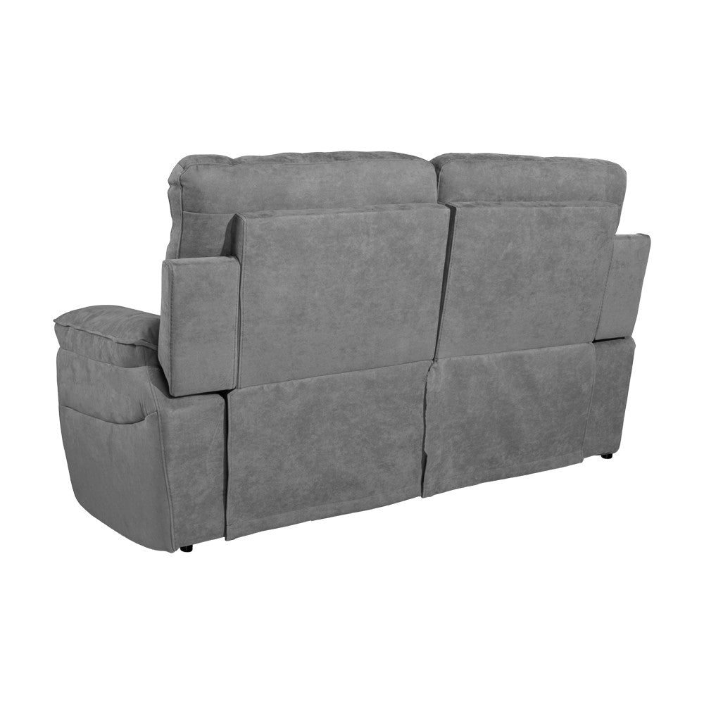 Divano Bostonfix 2 posti fisso in tessuto giulia 9713 grigio