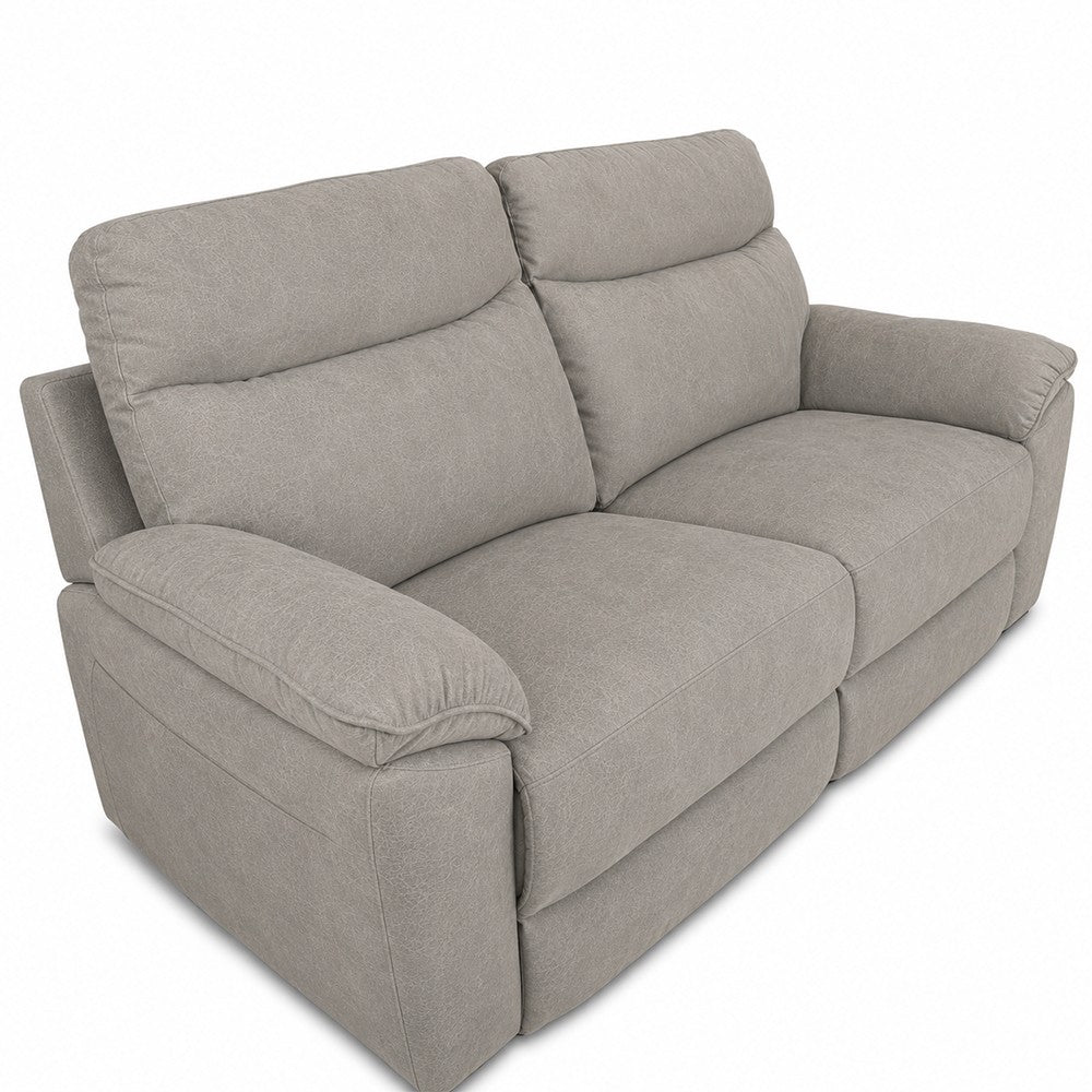 Divano Bostonfix 3 posti fisso in nabuk Mozart 90 light grey