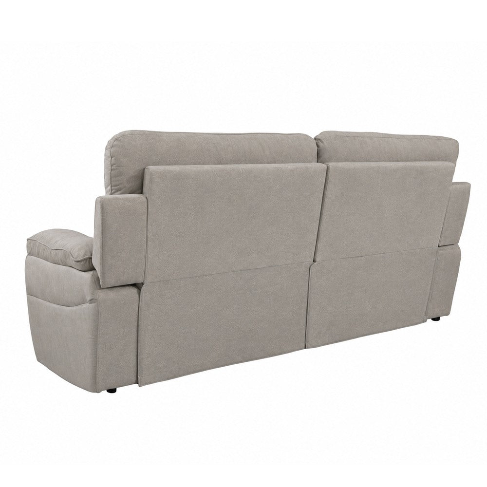 Divano Bostonfix 3 posti fisso in nabuk Mozart 90 light grey