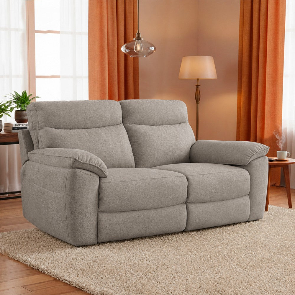 Divano Bostonfix 3 posti fisso in nabuk Mozart 90 light grey