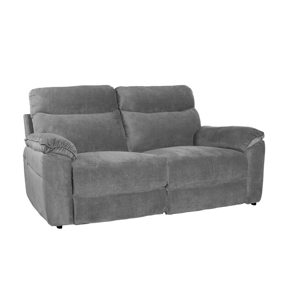 Divano Bostonfix 3 posti fisso in tessuto giulia 9713 grigio