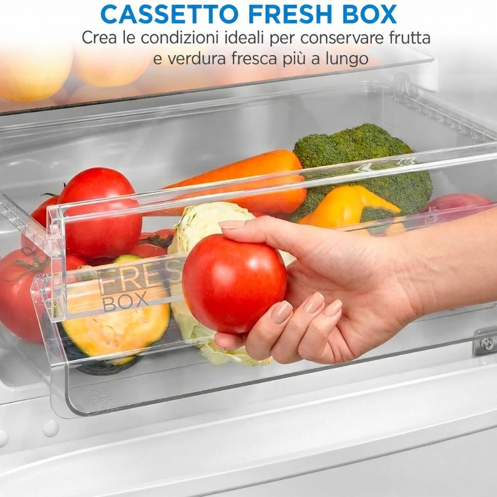 Frigorifero combinato Daya DMCB262MWE 262 litri low frost bianco classe E