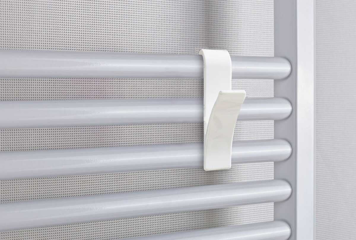 Gancio per asciugamani 4 pezzi colore bianco
