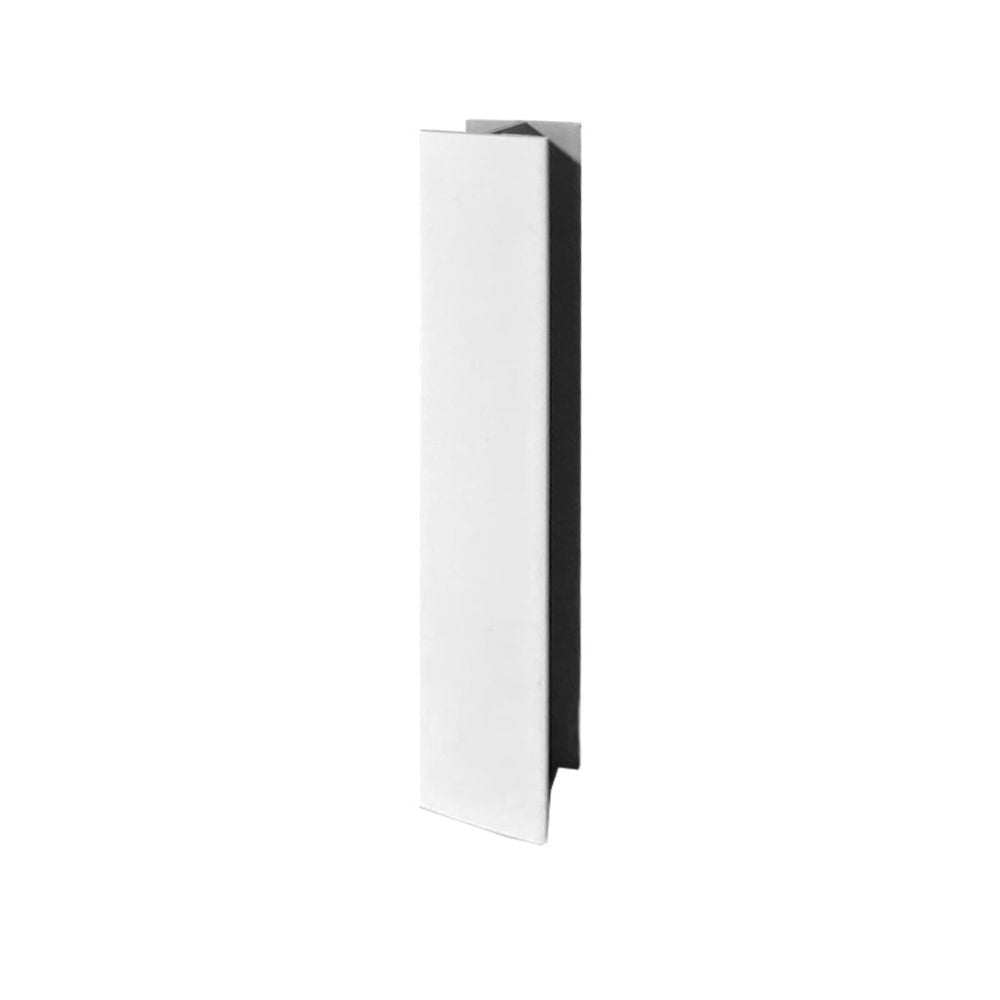 Giunzione lineare per zoccolo in PVC H 10 cm. bianco