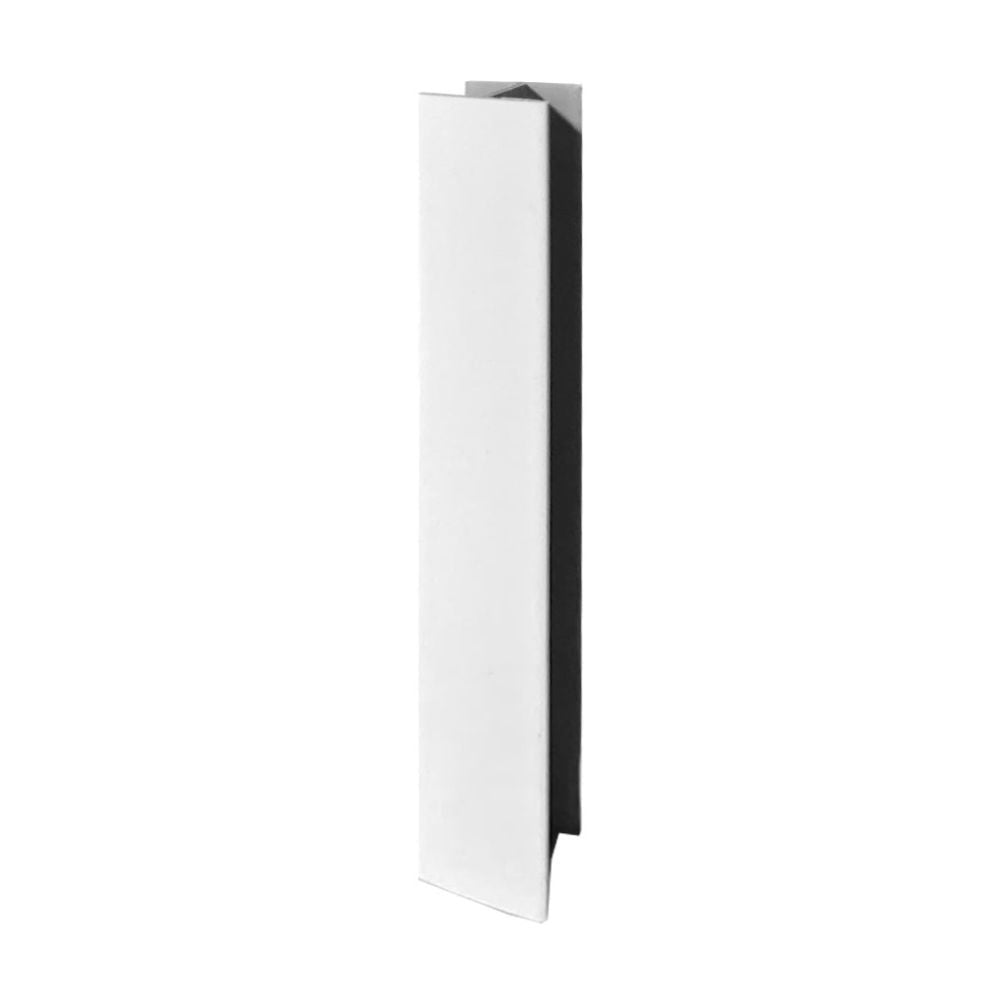 Giunzione lineare per zoccolo in PVC H 15 cm. bianco