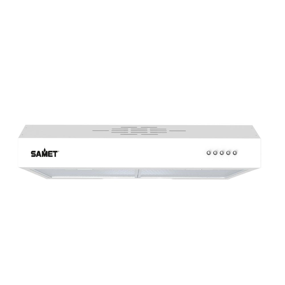 Gruppo cappa Samet sottopensile motore singolo 3 livelli Tornado6025 bianco classe D