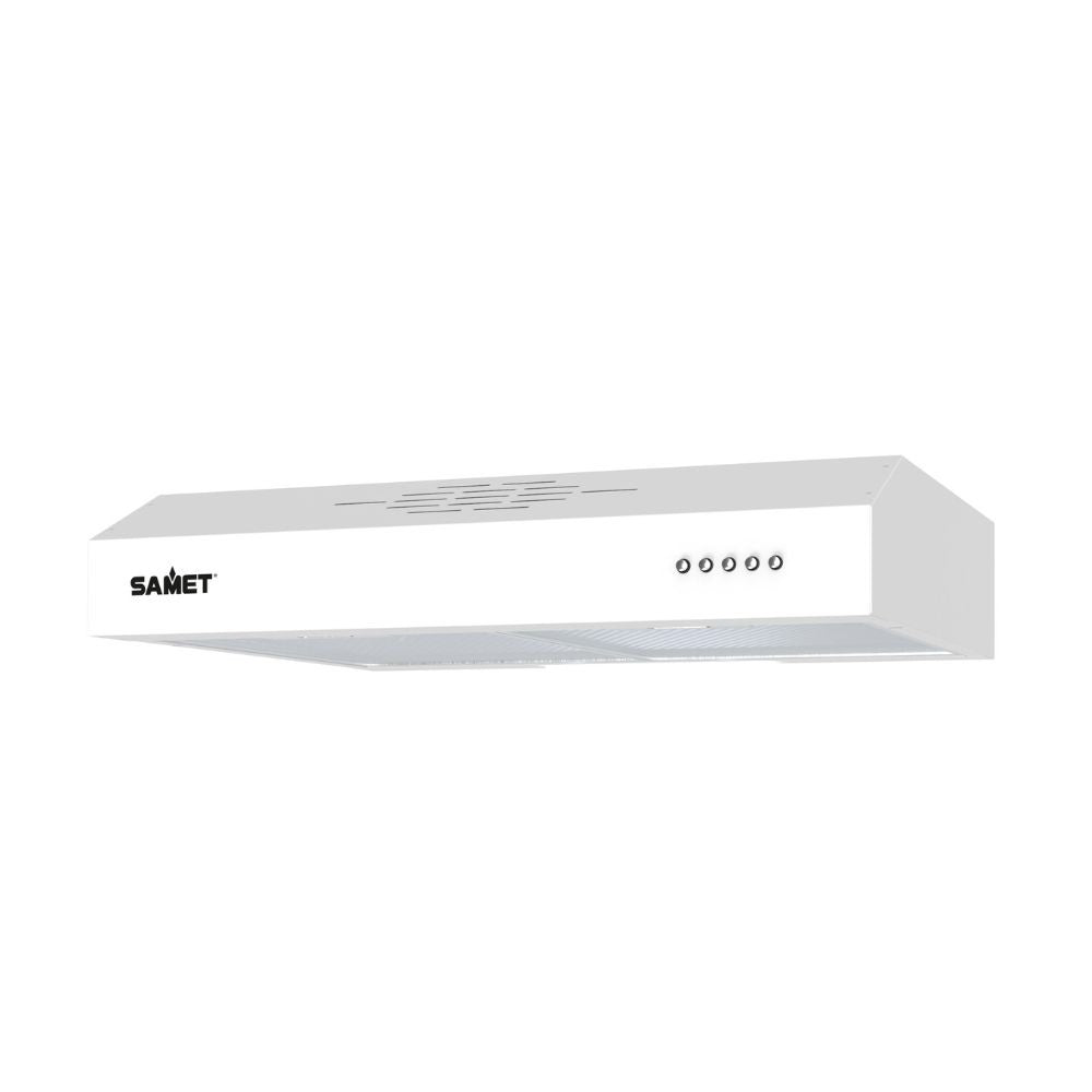 Gruppo cappa Samet sottopensile motore singolo 3 livelli Tornado6025 bianco classe D