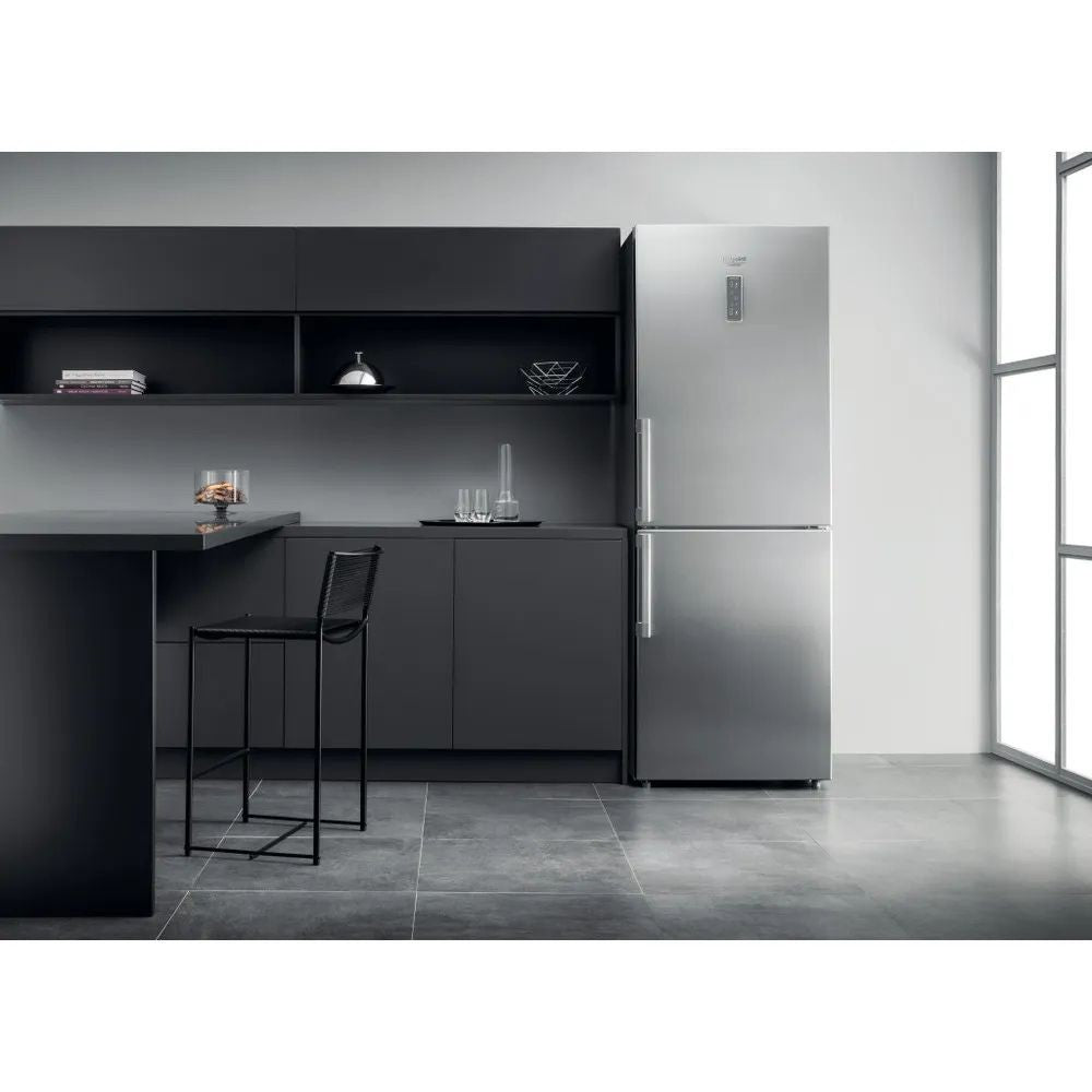 Hotpoint Ariston Frigorifero combinato no frost HA70BE72X inox ottico classe E
