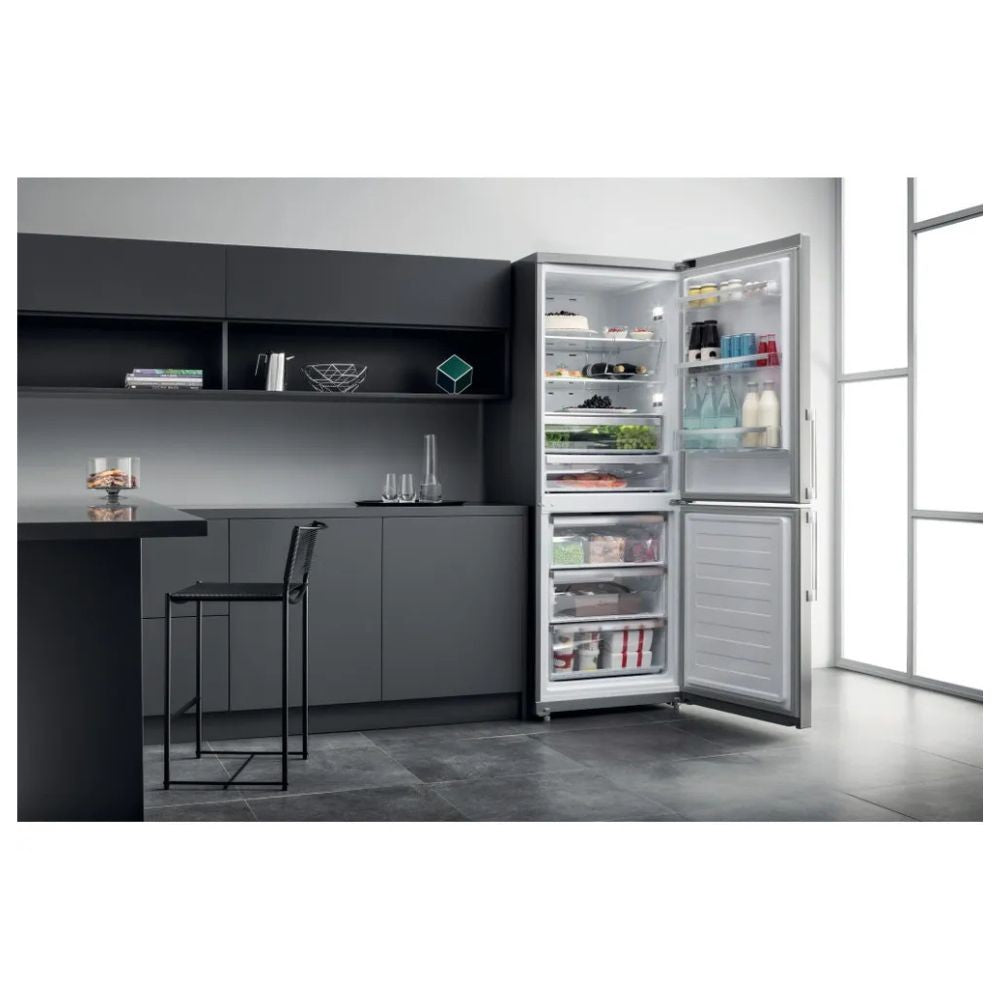 Hotpoint Ariston Frigorifero combinato no frost HA70BE72X inox ottico classe E