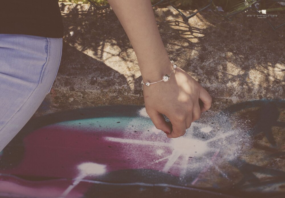 BR1620 - BRACCIALE IN ARGENTO 925‰ NATURALE - Milano 7 Arte e Design