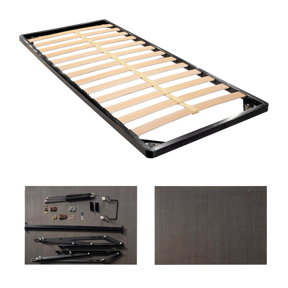 Kit completo di componenti per letto contenitore 80x190 cm.
