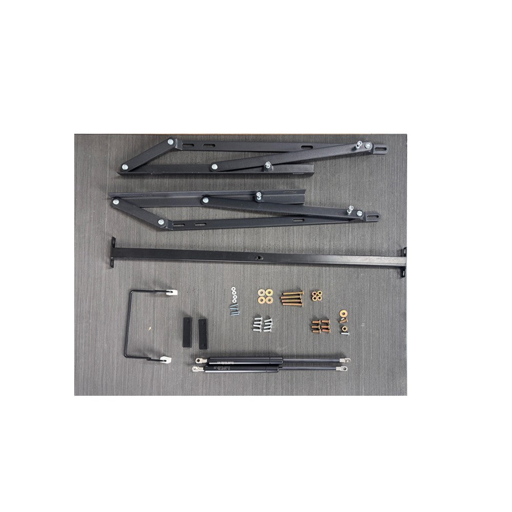 Kit completo di componenti per letto contenitore 80x190 cm.