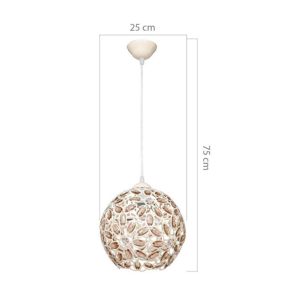 Lampada a sospensione Badem ASZ0993 in vetro soffiato