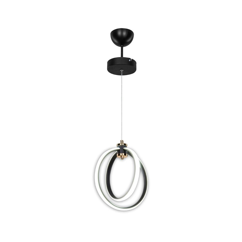 Lampada a sospensione Felicia due cerchi Led ASZ1591