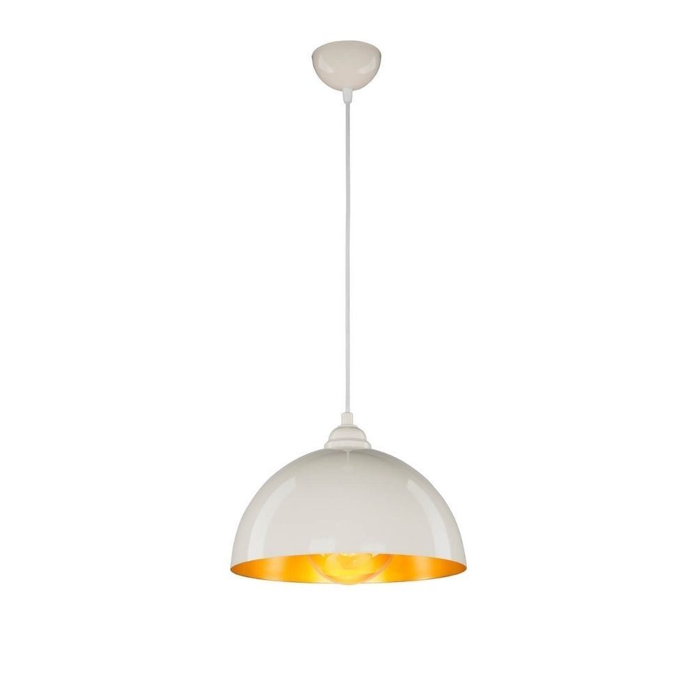 Lampada a sospensione Topak ASZ0948 in metallo bianco