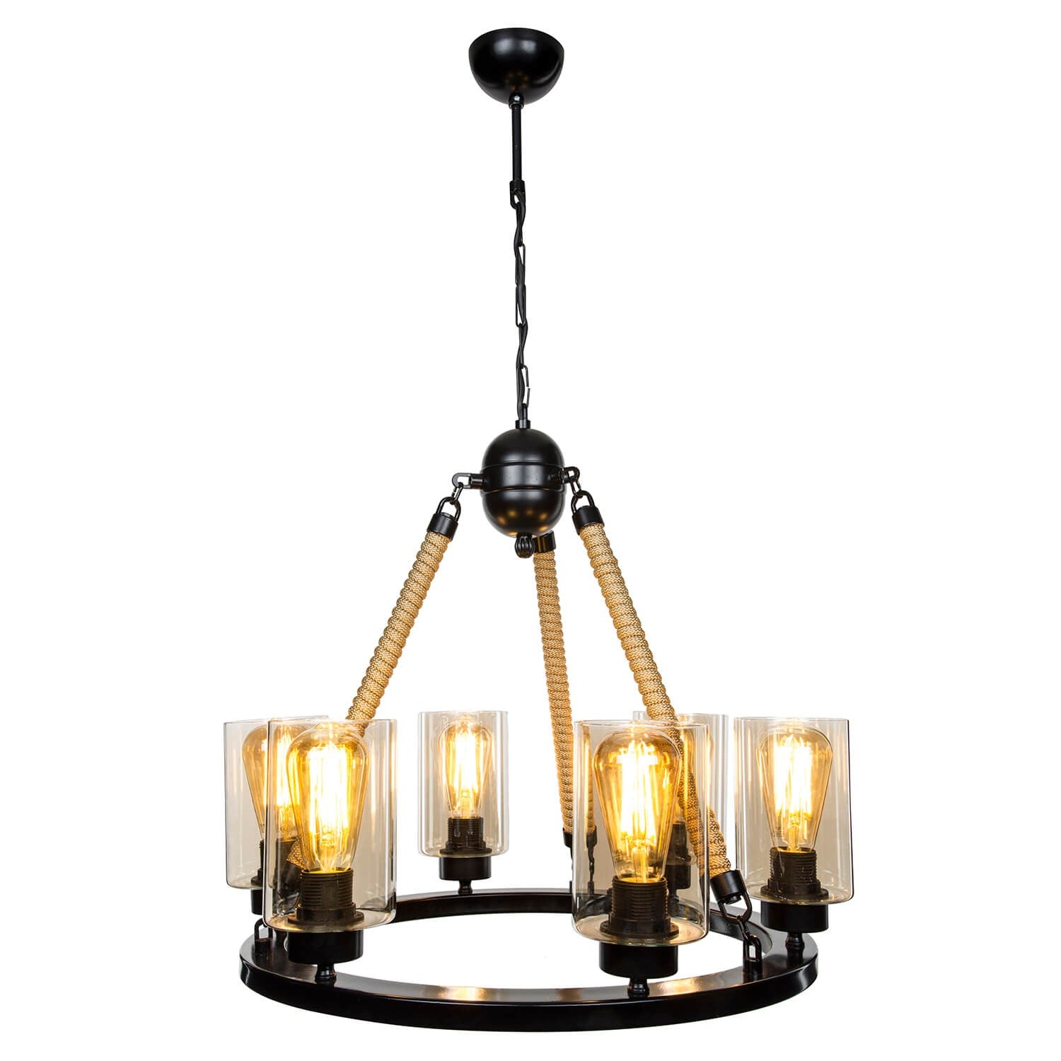 Lampada da soffitto Lotus ASZ0686 con 6 portalampade