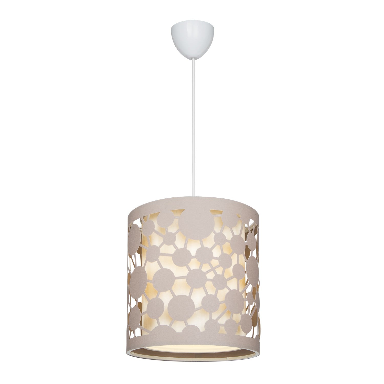 Lampada da soffitto Summer ASZ1179 con intagli colore beige