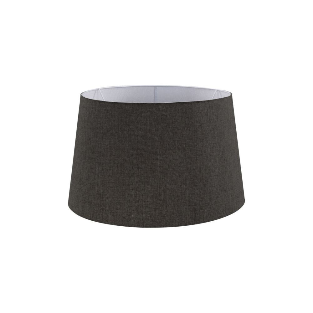 Lampada da terra DECOBI2660 con paralume in PVC effetto tessuto nero