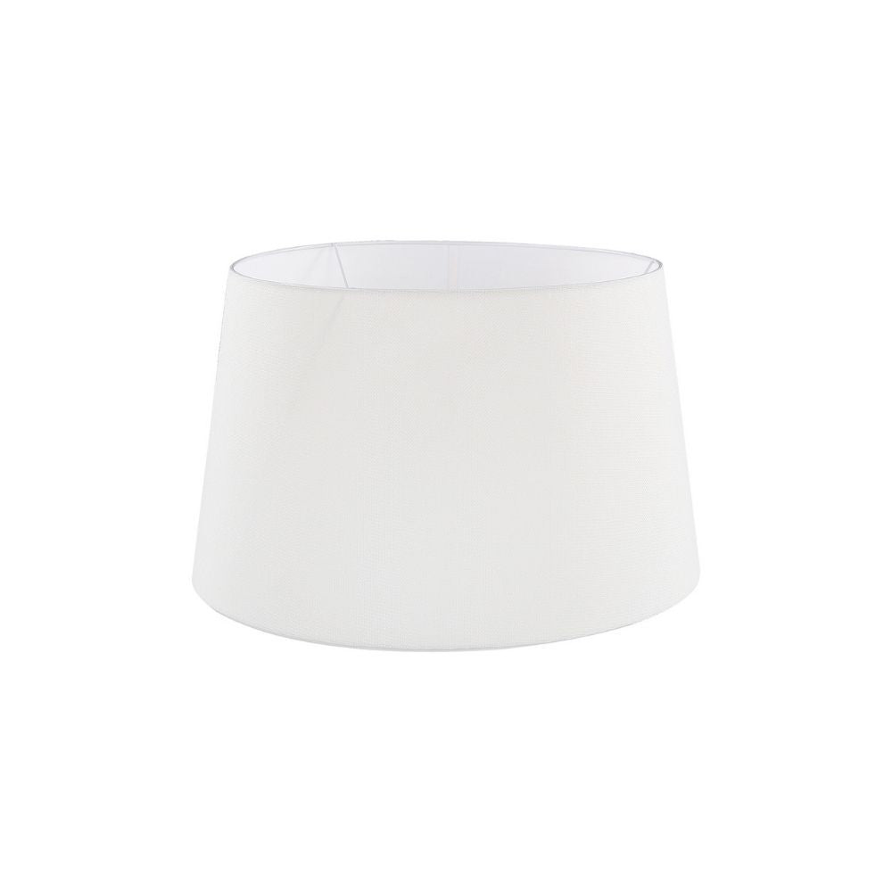 Lampada da terra DECOBI2736 con paralume in PVC effetto tessuto bianco