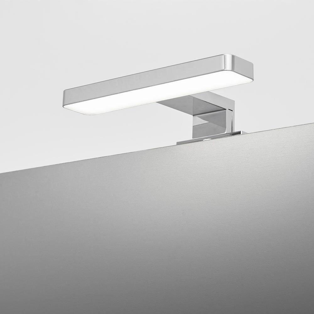 Lampada LED Brex per bagno 6,5 watt cromata 200 mm