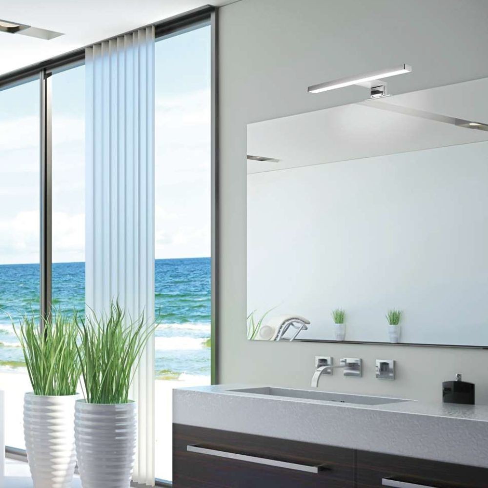 Lampada LED Kyra per bagno 300 mm cromata