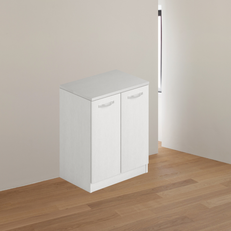 Laundry mobile bagno due ante 71x50x85,5 bianco frassinato