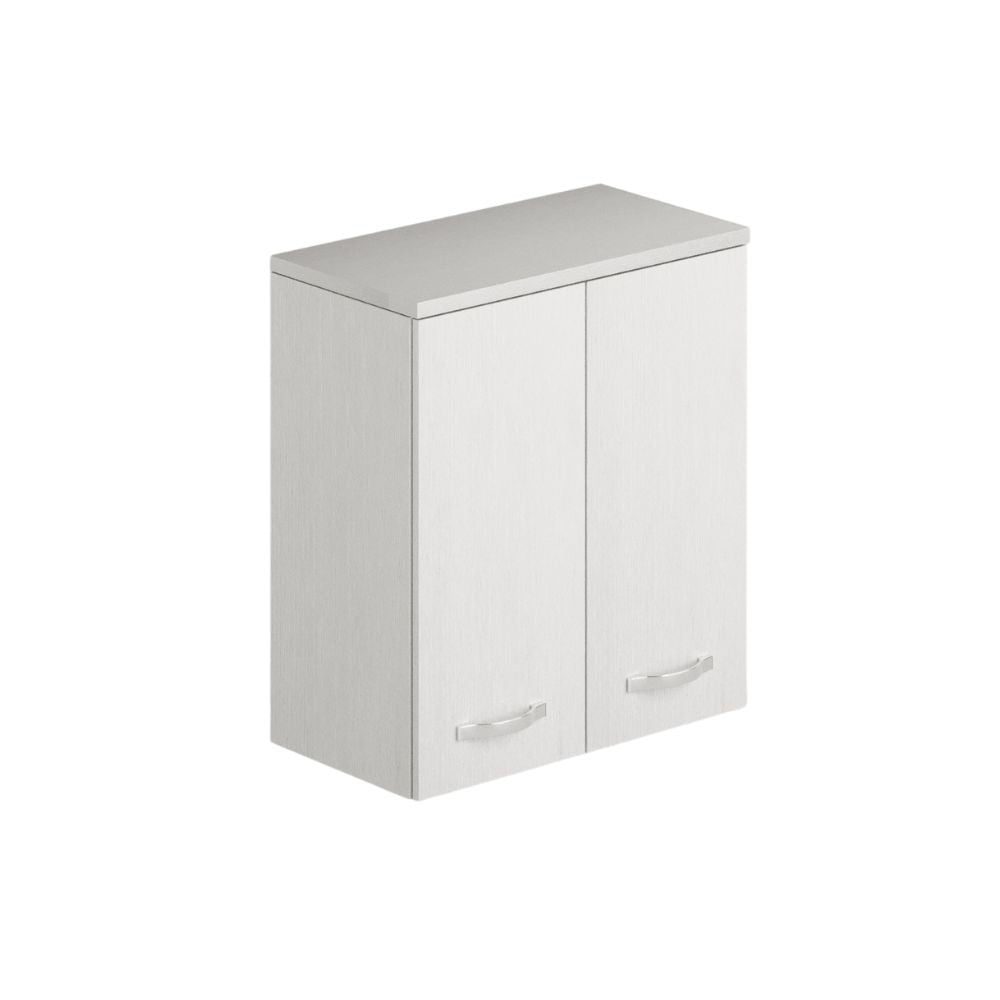 Laundry pensile bagno due ante 71x38x77 bianco frassinato