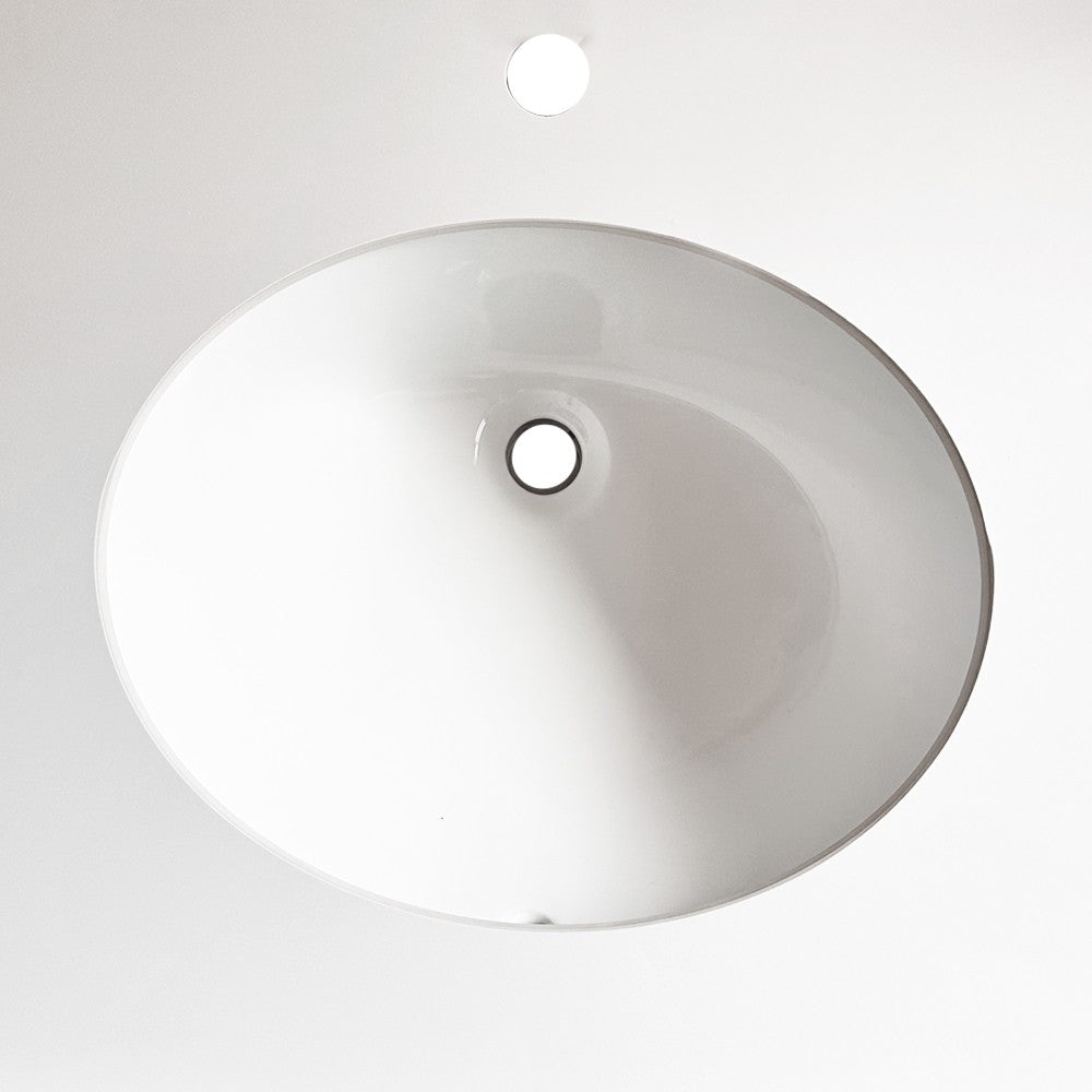 Lavabo da incasso YJ12250 top in pietra sinterizzata e lavabo in ceramica bianco lucido