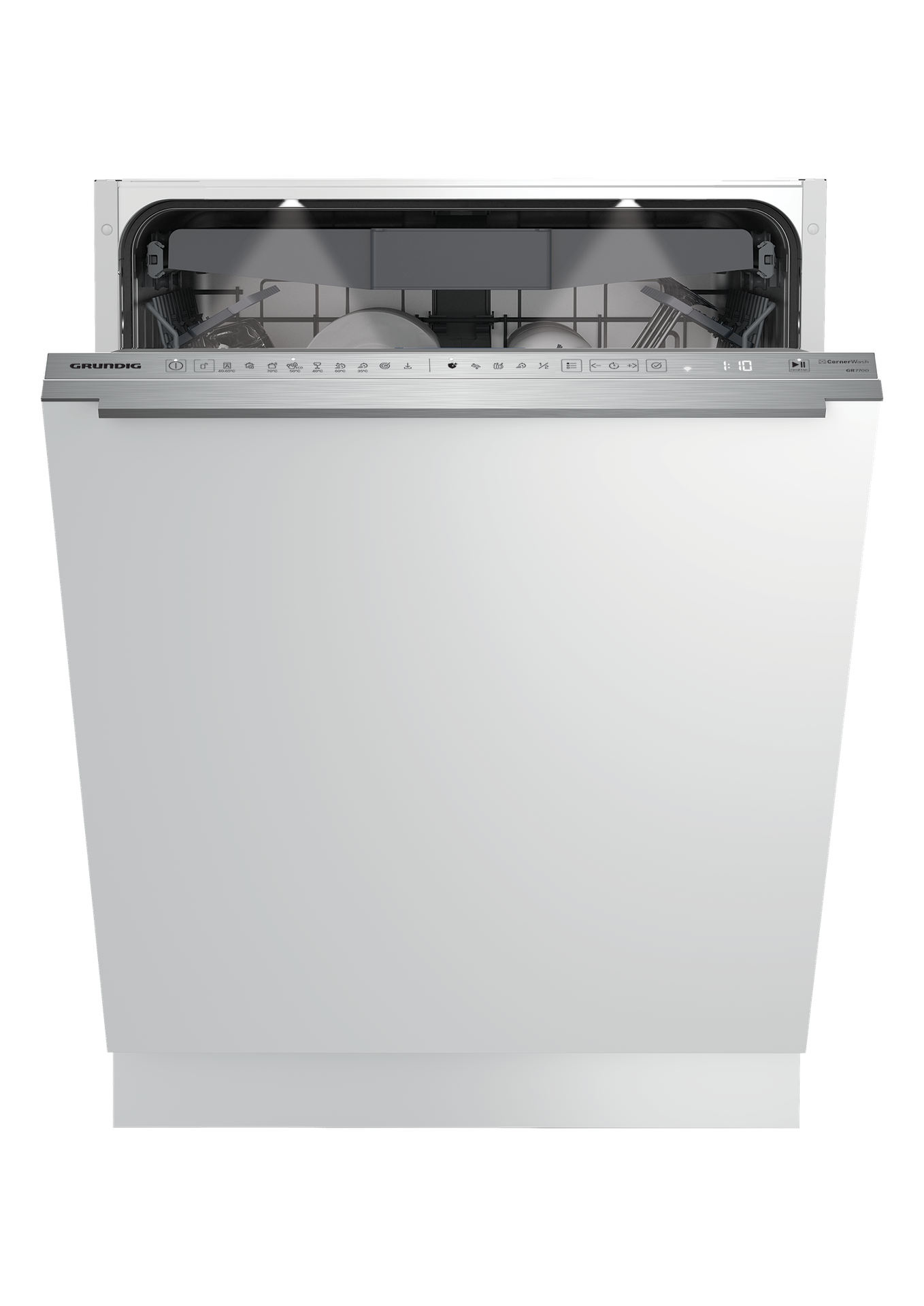 Lavastoviglie ad incasso Grundig GNVP4630BW a scomparsa totale 16 coperti, classe C